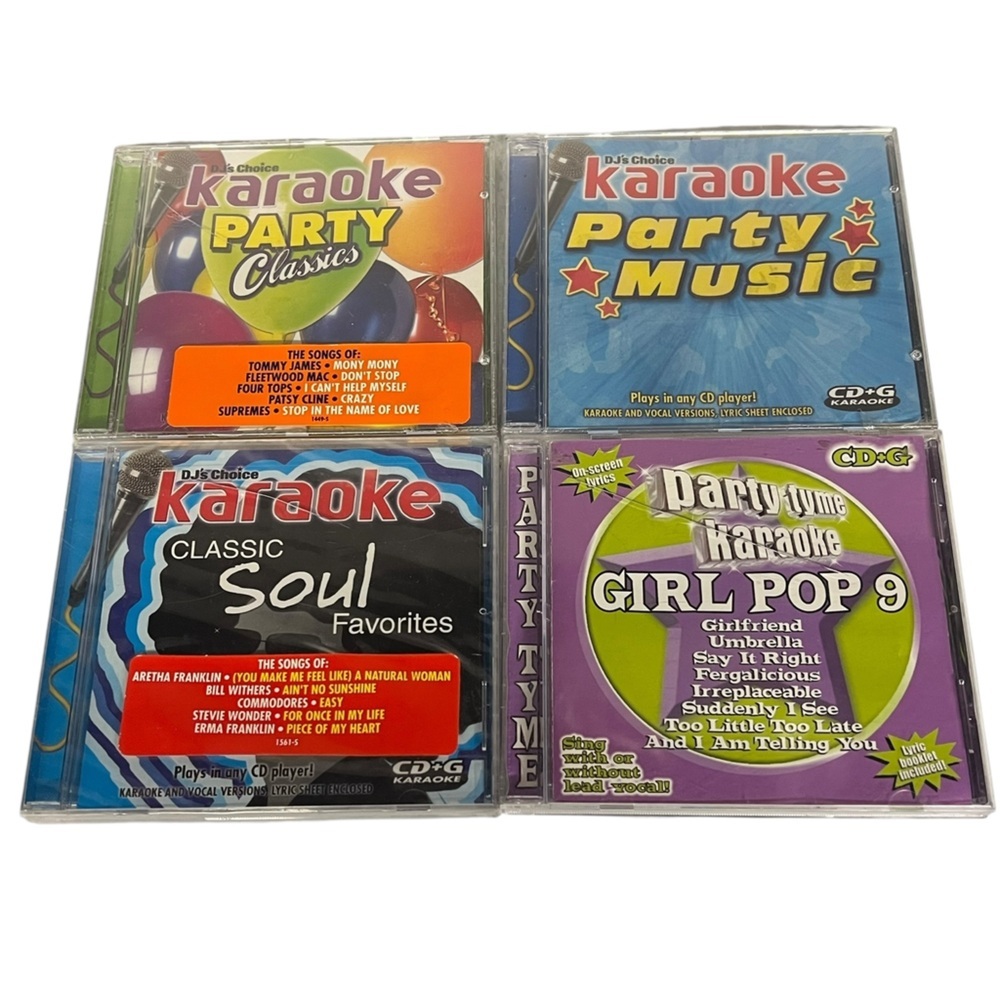 Karaoke CD Collection Party Classics Music Soul Pop